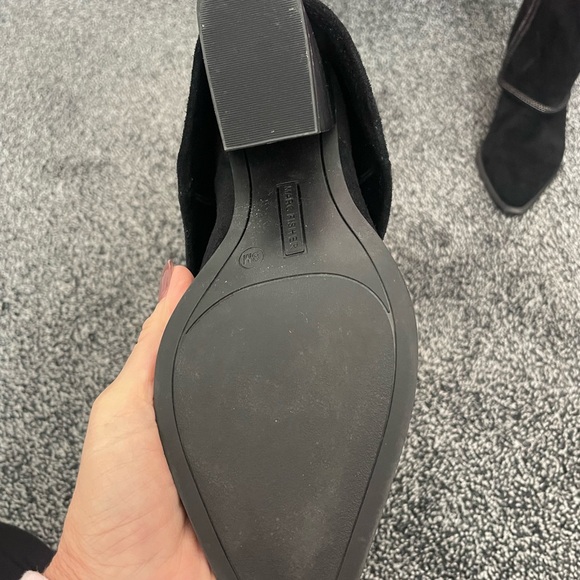 Marc Fisher Suede Fold-Over Riding Boot - Picture 4 of 5